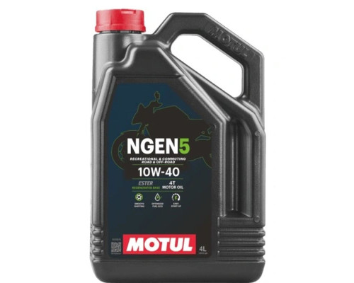 Motul engine oil ngen 5 10w40 4t 4l semi-synthetic