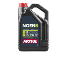 Motul engine oil ngen 5 15w50 4t 4l semi-synthetic