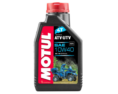 Моторне масло motul quad atv utv 10w40 1л мінерал