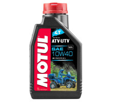 Моторне масло motul quad atv utv 10w40 1л мінерал