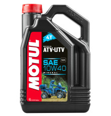Моторне масло motul quad atv utv 10w40 4л мінерал