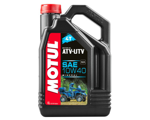 Моторне масло motul quad atv utv 10w40 4л мінерал