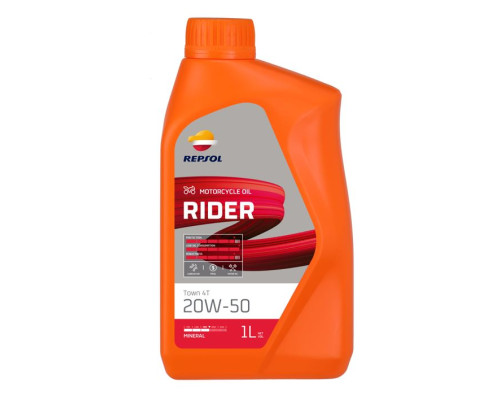 Repsol моторне масло 4t rider 20w50 1l ma2 mineral (12) - заміняє rp165q51