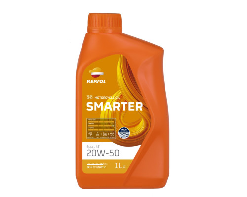 Repsol моторне масло 4t smarter sport 20w50 1l ma2 semi-synthetic (12) - заміняє rp180q51