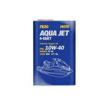 Mannolzzz 4t aqua jet engine oil 10w40 1l (jaso ma/api sl) metal can (7820) (12) - вилучено з пропозиції