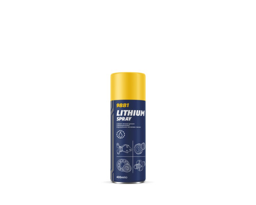 Mannol lithium spray lithium grease spray 400 мл (9881) (12)