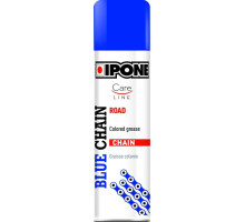 Ipone spray chain 250ml blue chain lubricant color blue (careline) (akc) (12)
