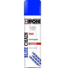 Ipone spray chain 250ml blue chain lubricant color blue (careline) (akc) (12)