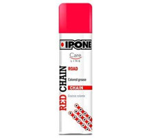 Ipone spray chain 250ml red chain lubricant red (careline) (akc) (12)