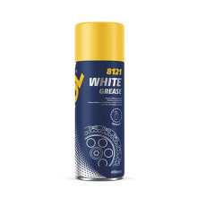 Mannol white grease 450ml - white універсальне мастило (спрей) (8121) - коробка 24 штуки (пакет)