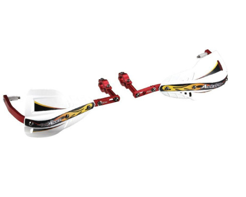 Захисти для рук accel з алюмінієвим кріпленням enduro 22mm (hg - чорний, sd - чорний)
