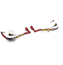 Захисти для рук accel з алюмінієвим кріпленням enduro 28mm (hg - чорний, sd - синій)