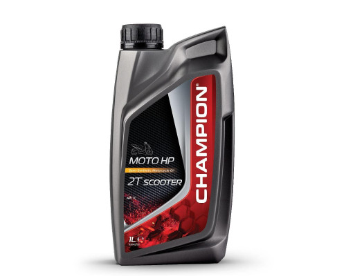 Champion moto hp 2t scooter mixture oil 1l semi-synthetic (akc)