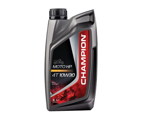 Мастило моторне champion moto hp 4t 10w30 1l ma2 semi-synthetic (akc)