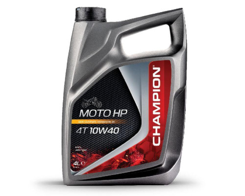 Моторне масло champion moto hp 4t 10w40 4l ma2 semi-synthetic (akc)