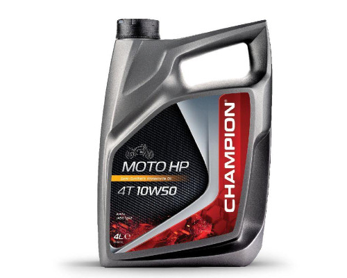 Моторне масло champion moto hp 4t 10w50 4l ma2 semi-synthetic (akc)