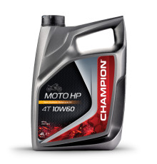 Моторне масло champion moto hp 4t 10w60 4l ma2 semi-synthetic (akc)
