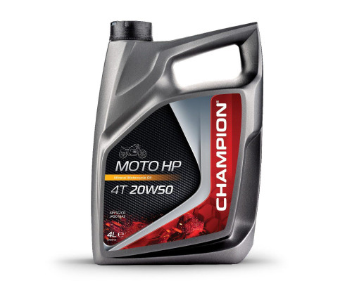 Моторне масло champion moto hp 4t 20w50 4l ma2 mineral (akc)
