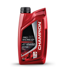 Моторне масло champion proracing gp 4t 10w50 ester + 1l ma2 synthetic (akc)