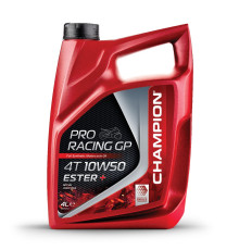 Моторне масло champion proracing gp 4t 10w50 ester + 4l ma2 synthetic (akc)