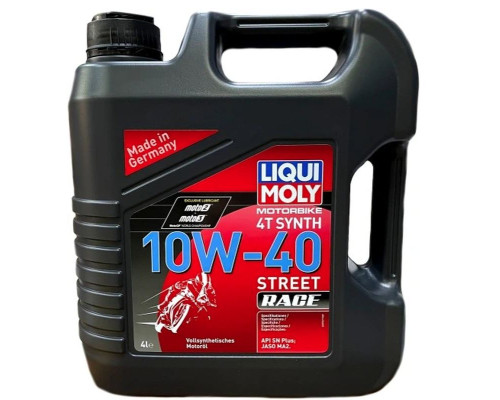 Liqui moly motorbike 4t моторне масло 10w40 street race 4л (4)