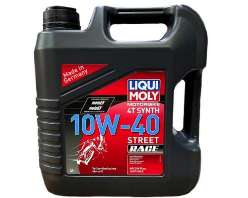 Liqui moly motorbike 4t моторне масло 10w40 street race 4л (4)