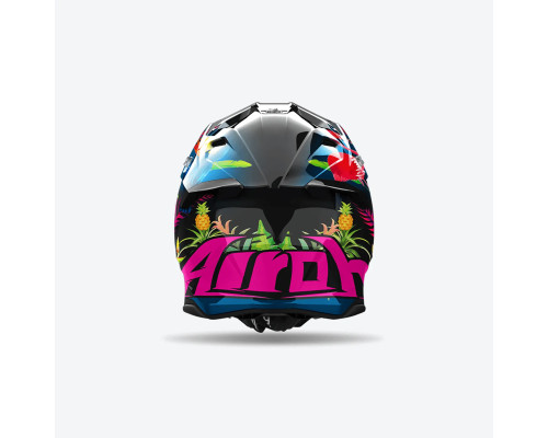 Шолом airoh cross / enduro / atv / quad twist 3 amazonia колір чорний / зелений / червоний розмір s