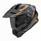 Шолом scorpion dual enduro / adventure adf-9000 air feat black/silver/orange колір чорний/silver/orange матовийe розмір m