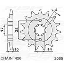 Зірочка передня 2065 13 derbi senda 50 '96-'99 (ланцюг 420) -