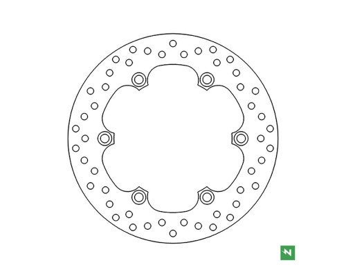 Newfren задній гальмівний диск HONDA nss 125/250/300 forza '08-'19