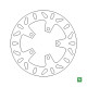 Newfren задній гальмувальний диск suzuki gsf/gsr/gsxr/sv/rf (240x89x5) (5x10.5mm)