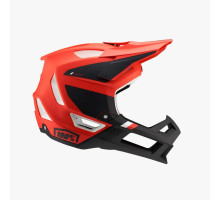 100 PROCENT MTB ВЕЛОСИПЕДНИЙ ШОЛОМ TRAJECTA МОДЕЛЬ RED FLUO/BLACK КОЛІР RED FLUO/BLACK РОЗМІР XL (61-64 СМ)