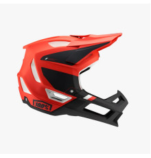 100 PROCENT MTB ВЕЛОСИПЕДНИЙ ШОЛОМ TRAJECTA МОДЕЛЬ RED FLUO/BLACK КОЛІР RED FLUO/BLACK РОЗМІР XL (61-64 СМ)