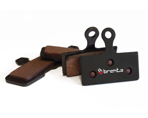 BRENTA BIKE ORGANIC ВЕЛОСИПЕДНІ ГАЛЬМІВНІ КОЛОДКИ MTB / SZOSA P??METALICZNE PASUJE DO SHIMANO DEORE BR-M575, BR-M525, BR-M515, BR-T615, BR-M506, BR-M505, BR-MT500, BR-M495, BR-M486, BR-M485, BR-M475, TEKTRO BR109