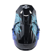 Велосипедний шолом kenny racing mtb decade graphic lunis чорний колір чорний розмір m