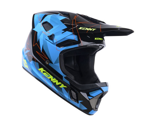 Велосипедний шолом kenny racing mtb decade graphic smash blue color blue size s