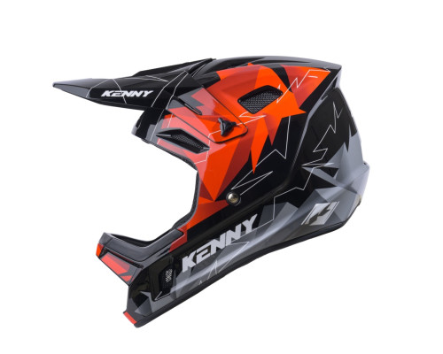 Велосипедний шолом kenny racing mtb decade graphic smash червоний колір червоний розмір s