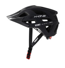 Велосипедний шолом kenny racing mtb модель k-one чорний колір чорний/білий розмір s/m
