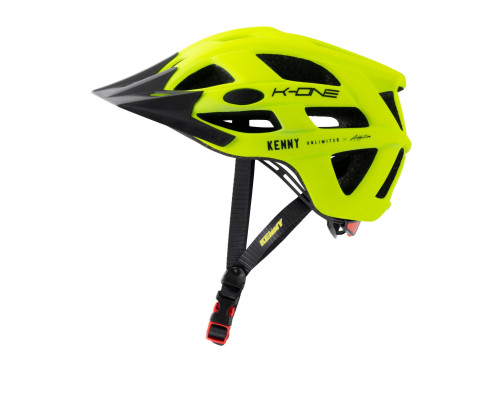 Велосипедний шолом kenny racing mtb k-one neon жовтий color fluo жовтий/black розмір l/xl