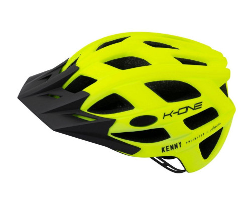 Велосипедний шолом kenny racing mtb k-one neon жовтий color fluo жовтий/black розмір s/m