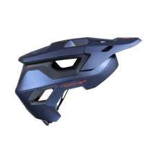 Велосипедний шолом kenny racing mtb модель rocket dark blue колір blue/orange розмір l ( 59 - 60 cm )