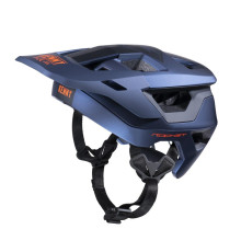 Велосипедний шолом kenny racing mtb модель rocket dark blue колір blue/orange розмір xl ( 61 - 62 cm )