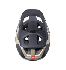 Велосипедний шолом kenny racing mtb модель rocket dark gray pearl колір blue/silver розмір l ( 59 - 60 см )