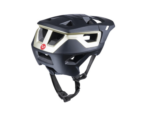 Велосипедний шолом kenny racing mtb модель rocket dark gray pearl колір blue/silver розмір l ( 59 - 60 см )