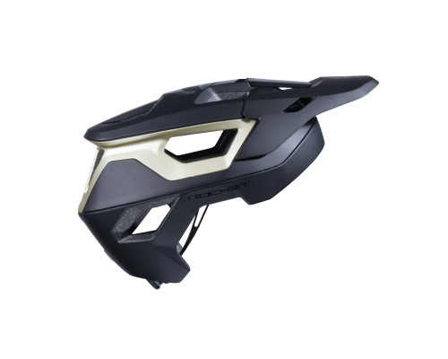 Велосипедний шолом kenny racing mtb модель rocket dark gray pearl колір blue/silver розмір m ( 57 - 58 см )