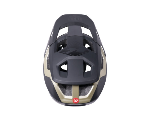 Велосипедний шолом kenny racing mtb модель rocket dark grey pearl колір blue/silver розмір xl ( 61 - 62 cm )