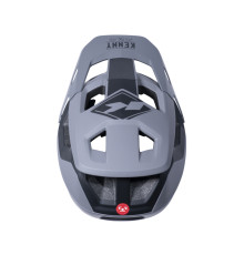 Велосипедний шолом kenny racing mtb модель rocket grey колір сірий/чорний розмір xl (61 - 62 см)