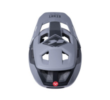 Велосипедний шолом kenny racing mtb модель rocket grey колір сірий/чорний розмір xl (61 - 62 см)