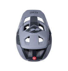 Велосипедний шолом kenny racing mtb модель rocket grey колір сірий/чорний розмір xl (61 - 62 см)