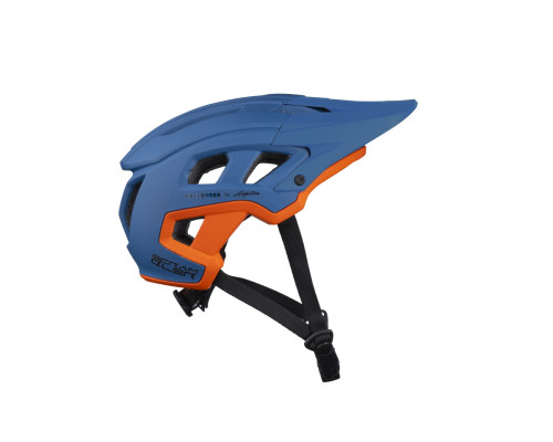 Велосипедний шолом kenny racing mtb scrambler kid/junior/kids blue/orange колір blue/orange розмір xs (50-54 cm)